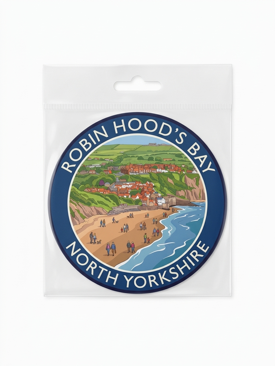 Large Robin Hoods Bay Sticker